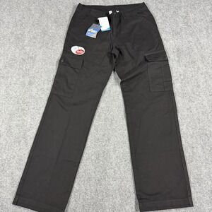 ASICS Torino 2006 Winter Olympics Pants Mens Medium Black Cargo Rare 32x32 NEW